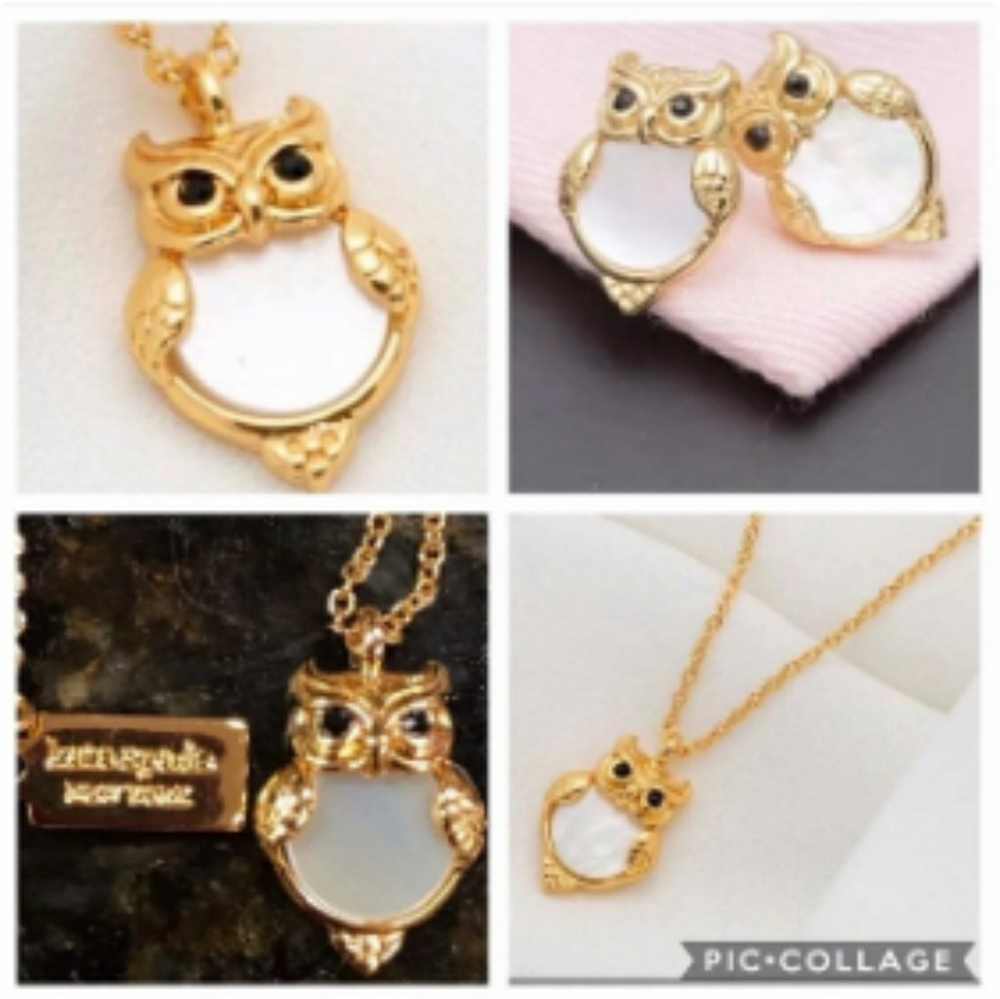 Kate spade earrings and pendant set